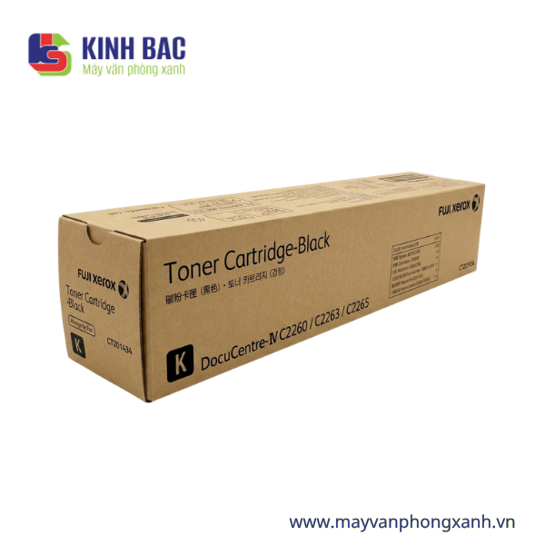 Hộp mực FujiXerox DocuCentre IV C2260, C2263, C2265 màu Black CT201434