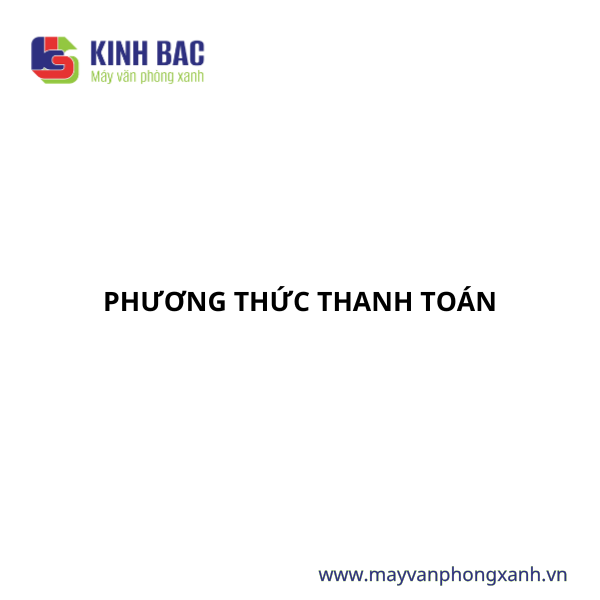 Phương thức thanh to&aacute;n