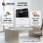 Apeos 3561 – Thiết kế nhỏ gọn, vận hành yên tĩnh, phù hợp mọi không gian văn phòng hiện đại