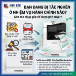 Công việc hành chính của bạn đang vướng chỗ nào đang phải copy gấp để duyệt?