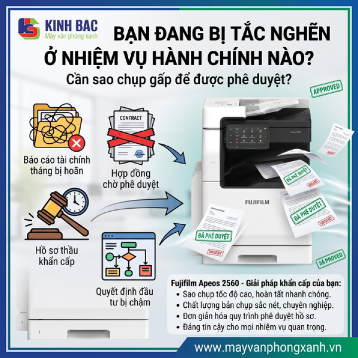 Công việc hành chính của bạn đang vướng chỗ nào đang phải copy gấp để duyệt?