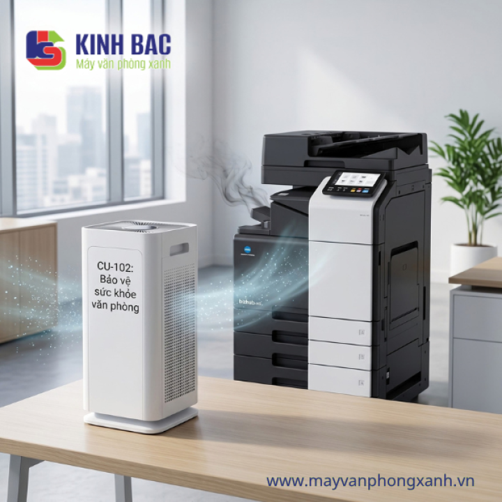 Bảo Vệ Sức Khỏe Văn Phòng Với Bộ Lọc CU-102 Trên bizhub 368i