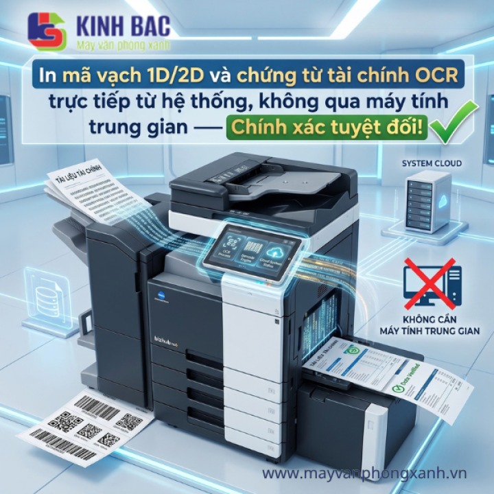 Bộ phông chữ in trực tiếp trên Konica Minolta bizhub 368i