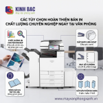 Tùy chọn hoàn thiện ấn phẩm chuyên nghiệp ngay tại văn phòng