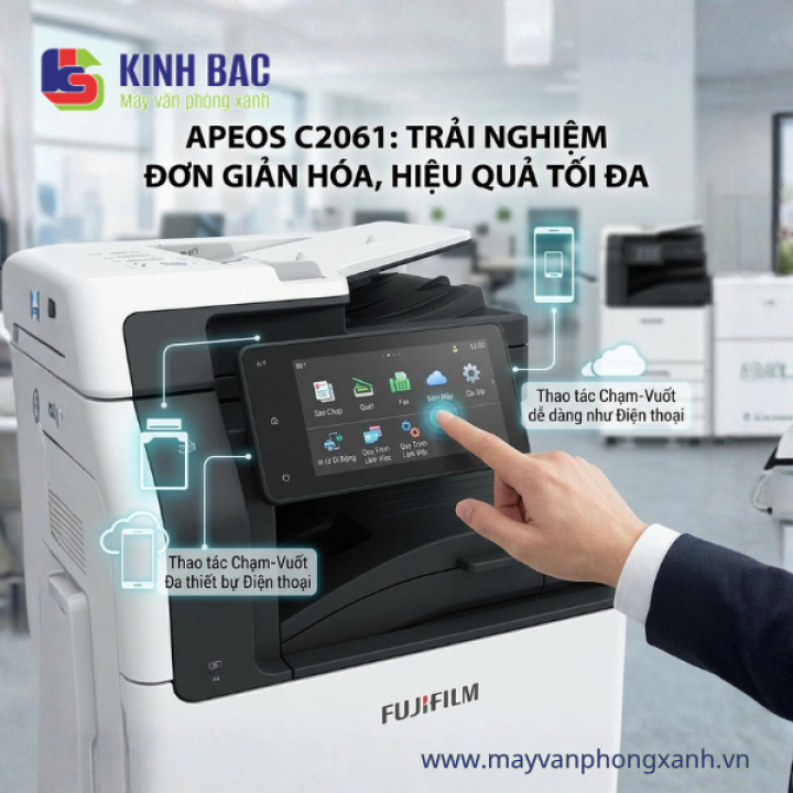 Chạm nhẹ để điều khiển, đơn giản như smartphone