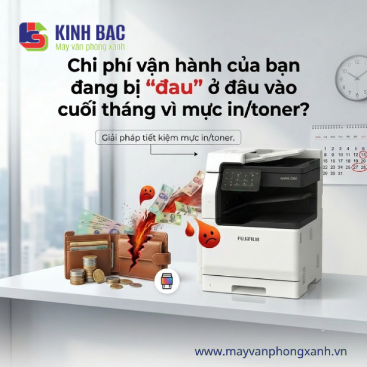 Chi phí vận hành của bạn đang đau ở đâu cuối tháng vì mực/toner?