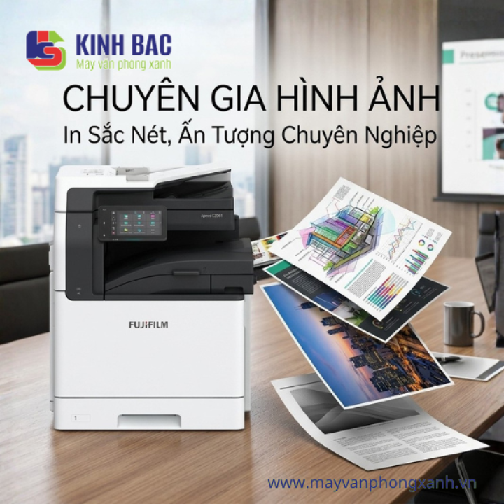Bản in sắc nét, tạo ấn tượng chuyên nghiệp cùng “chuyên gia hình ảnh” Apeos C2061