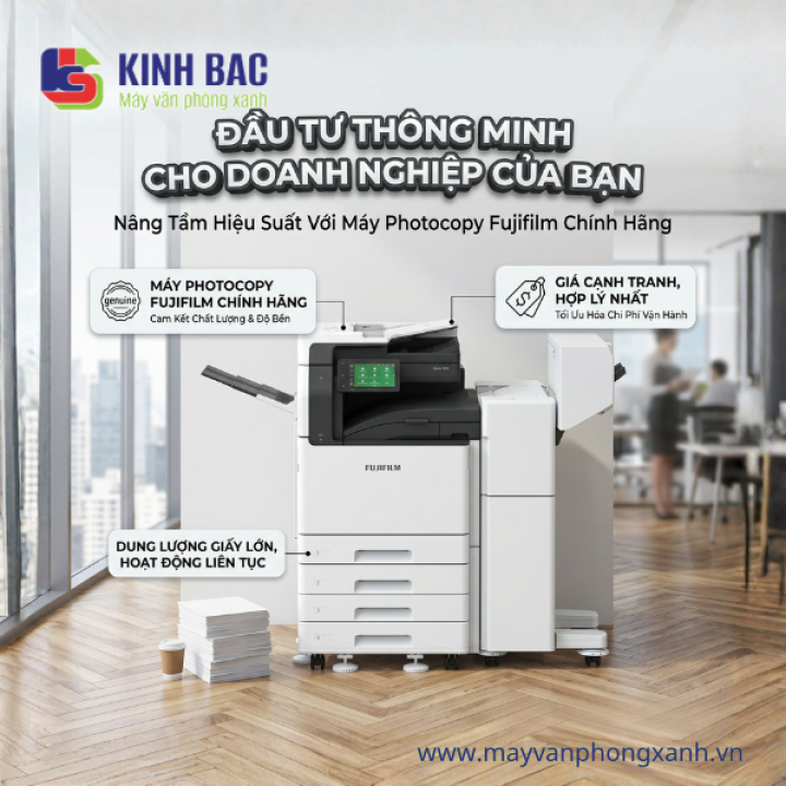 Đầu tư thông minh cho doanh nghiệp với máy photocopy Fujifilm chính hãng và giá cạnh tranh