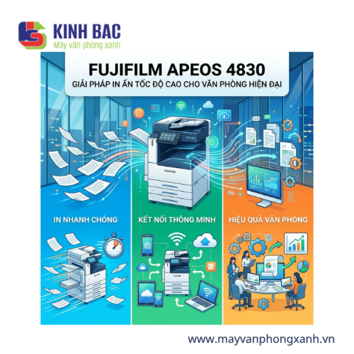 Fujifilm Apeos 4830: Giải Pháp In Ấn Tốc Độ Cao Cho Văn Phòng Hiện Đại