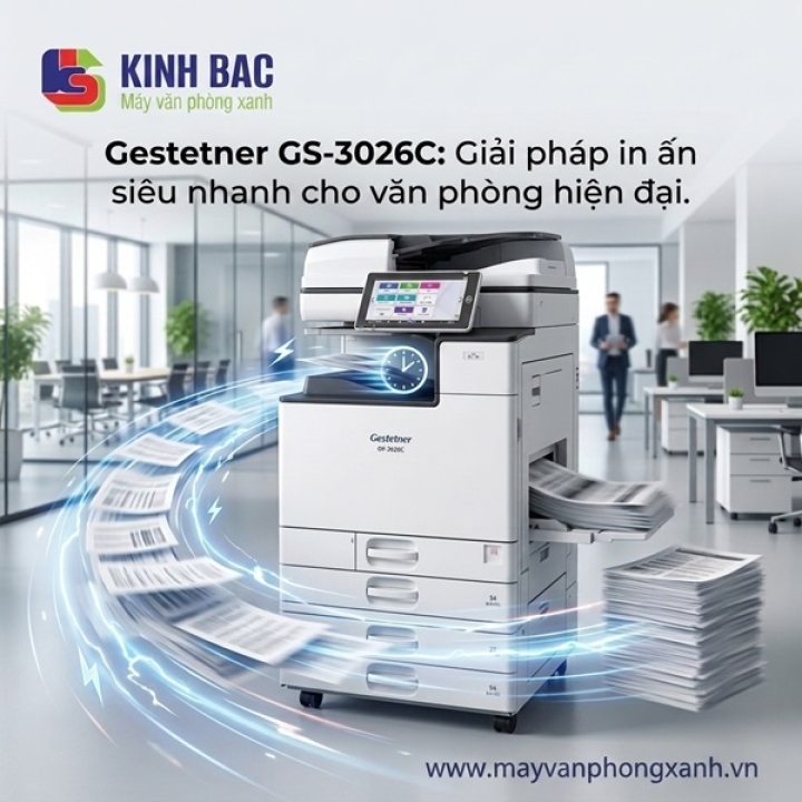 Gestetner GS-3026C: Giải pháp in ấn thần tốc cho văn phòng hiện đại