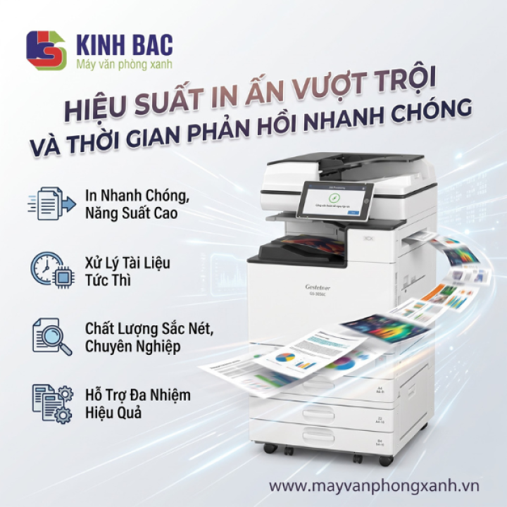 Hiệu suất in ấn vượt trội và thời gian phản hồi nhanh chóng
