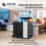 Hướng dẫn bằng giọng nói LK-104v3 trên Konica Minolta bizhub 368i