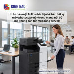 In bảo mật không cần máy chủ LK-114 trên Konica Minolta bizhub 368i