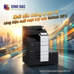 Khởi đầu tháng 8 rực rỡ cùng hiệu suất vượt trội của bizhub 301i