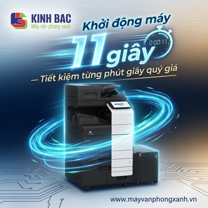 Khởi động máy chỉ trong 11 giây – Tiết kiệm từng phút giây quý giá