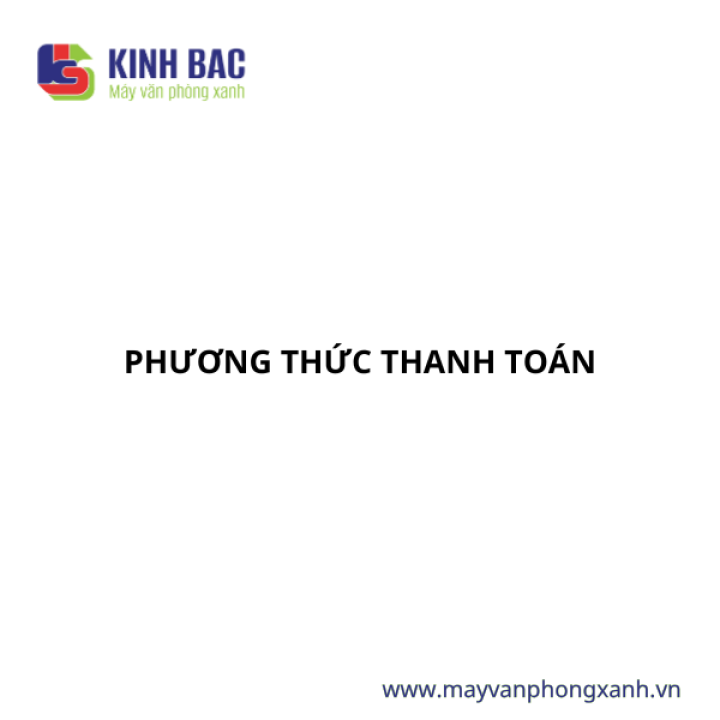Phương thức thanh toán