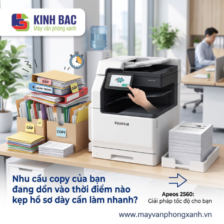 Nhu cầu copy của bạn đang dồn vào thời điểm nào kẹp hồ sơ dày cần làm nhanh?