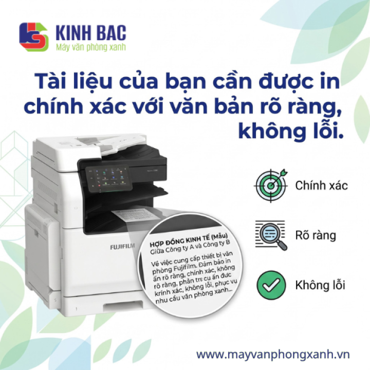 Tài liệu của bạn đang cần ra đúng chuẩn gì? Chữ có rõ không sai lệch bản in không?