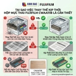 Tại sao cần thay thế hộp mực thải CWAA1118 đúng thời điểm cho máy Fujifilm Apeos?