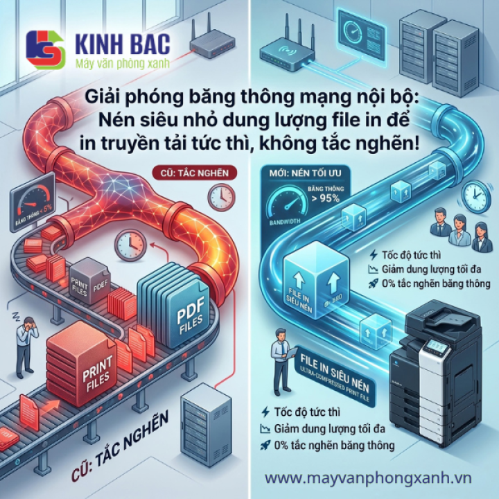Trạm nén dữ liệu ThinPrint® LK-111 trên Konica Minolta bizhub 368i