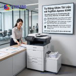 Tự động dập ghim văn bản cùng Fujifilm Apeos 6340