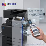 Xác thực sinh trắc học AU-102 và kết nối di động EK-609/EK-P10 trên bizhub 368i