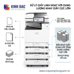 Khả năng xử lý giấy linh hoạt với sức chứa khay nạp cực lớn